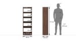 Engineered Wood Bookshelf by Artyfer | Bookshelf in Classic Walnut Finish | Large Shelves for Extra Book Storage - Image 2