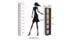 Wooden Bookshelf by Artyfer | Engineered Bookshelf In Walnut Finish | Large Shelves for Storage - Image 2