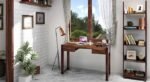 Modern Wood Bookshelf by Artyfer | Bookshelf In Teak Finish | Wood Bookshelf for Living Room
