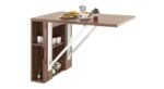 Modern Dining Table by Artyfer | Wallmounted Dining Table | Brown Wood Dining Table for Living Room - Image 2