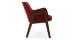 Modern Chair by Artyfer – Accent Chair in Red Fabric | Modern Chair for Living Room - Image 3