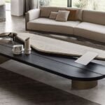 Marble Top Center Table Design for Rich Look – Long Set of 2 Designer Centre Table for Living Room Decor