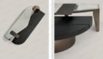 Marble Top Center Table Design for Rich Look – Long Set of 2 Designer Centre Table for Living Room Decor - Image 3