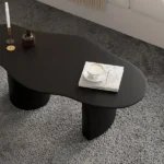 Black Centre Table Design for Living Room Decor | Unique Design Black Center Table in 304 Stainless Steel with PVD - Image 2