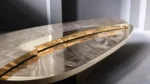 Designer Center Table between Sofa Set – Laser Itching Art Top Luxurious Centre Table for Large Space Living Room - Image 3