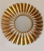 Mirrors for Bedroom Wall | Golden Unique Mirrors for Wall Decor | Luxury Wall Mirrors for Living Room and Bedroom Decor | - Image 2