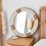 Designer Living Room Mirrors – Round Mirror for Living Room | Decorative Wall Mirror for Living Room to Enhance Space
