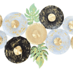 Metal Decorations for Walls – Metallic Floral Wall Art | Unique Floral Metal Decor for Walls | Easy to Hang Lightweight Wall Accent