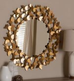 Extra Large Wall Mirrors – Golden Butterfly Luxury Look and Unique Design Wall Mirror for Washbasin, Bedroom & Living Room - Image 2