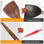 Wooden Cooking Utensils Set of 6 – Handmade Non Stick Cooking Utensil - Image 4