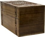 Rosewood Funeral Urn Box – Handcrafted Wooden Urn Box to Store Memories | Wooden Cremation Urn Box to Store Ashes - Image 3