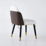 6 Seater Dining Table and Chairs – Unique Dining Table Design for Modern Look | Solid Stainless Steel Dining Base - Image 2