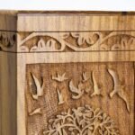 Rosewood Funeral Urn Box – Handcrafted Wooden Urn Box to Store Memories | Wooden Cremation Urn Box to Store Ashes - Image 4