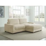 2 Seater Beige Sofa & Chaise – Right Hand Facing Sectional Sofa Set