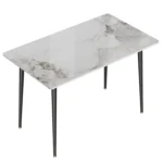 Marble Dining Table Set with Both 4 Chairs and 6 Chairs Option – Perfect Dining Table Design for Small Dining Area - Image 6