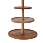 3 Tier Acacia Cake Stand – Wooden Dessert Stand | Buffet Decor |