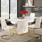 Dining Table 4 Seater for Limited Space | 4 Seater Dining Table Set for Dining Room | Dining Table for Small Space