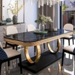 Dining Table Design for Home | Dining Table 6 Seater for Small Space | Dining Tables and Chairs for Modern Home