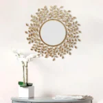 Decoration Wall Mirrors for Living Room Decor | Golden Luxury Wall Mirror for Living Room and Bedroom Interiors - Image 2