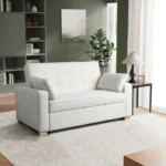 Artyfer 3 Seater Slipcovered Sofa Set – Convertible Stain Resistant Sofa Cum Bed