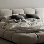Low Height Bed Frame with Mattress – Modern Low Floor Bed without Storage - Image 4