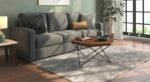 Abstract Metal Coffee Table for Living Room | Wooden Top Tea Table Design for Vintage Look | Round Teapoy Table for Drawing Room