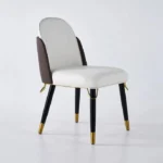 6 Seater Dining Table and Chairs – Unique Dining Table Design for Modern Look | Solid Stainless Steel Dining Base - Image 4