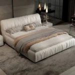King Size Bed Frame with Storage – Arianna Low Height Bed with Mattress - Image 5