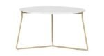 Coffee Table Design by Artyfer | Round Metal Coffee Table in Golden Finish | Coffee Table for living Room