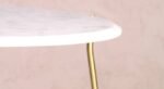 Coffee Table Design by Artyfer | Round Metal Coffee Table in Golden Finish | Coffee Table for living Room - Image 2