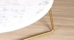 Coffee Table Design by Artyfer | Round Metal Coffee Table in Golden Finish | Coffee Table for living Room - Image 3