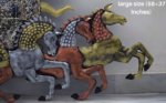 Vastu Shastra for Home – 7 Horses Good Luck Metallic Wall Art | Lucky Wall Art for Home, Office & Farmhouses | Rust Free 7 Horses Wall Art - Image 2