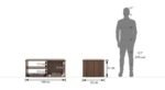 Engineered Wood Coffee Table for Drawing Room | 3 Shelves for Storage and Table Decor | Handcrafted Center Table for Living Room Decor - Image 3