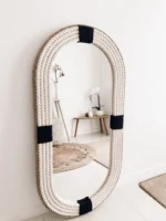 Decorative Mirrors for Bedroom – Long Full Body Coverage Wall Mirror | Durable and Lightweight Bedroom Mirror