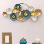 Wall Metal Decor for Walls – Floral Wall Accent for Luxury Look | Living Room Wall Decor in Metal | Unique Design for Wall Art Hangings(58*30 Inches – 4kg)