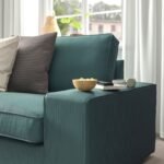 Premium 2 Seat Sofa in Turquoise Upholstery - Image 3