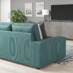 Premium 2 Seat Sofa in Turquoise Upholstery - Image 4