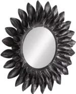 Mirrors for walls | Black Wash Basin Mirror Design for Luxury Look | Metal Mirrors for Bathroom Luxury Transformation | - Image 2