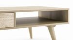 Rectangular Coffee Table for Drawing Room | Wood Coffee Table for Living Room | Deep and Big Drawer Inside for Storage Solutions | Handmade Center Table for Living Room - Image 4