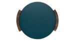 Solid Wood Coffee Table for Living Room | Round Tuffened Glass Top Center Table for Living Room | Teapoy Tea Table Design for Rich Look - Image 3